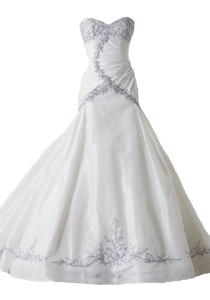 Весільна сукня з декором
