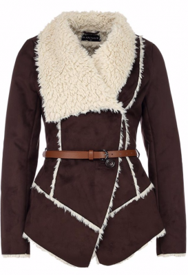 Комбинированные дубленки