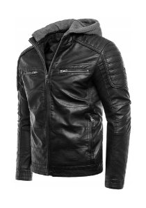 Куртки з комбінаціями матеріалу